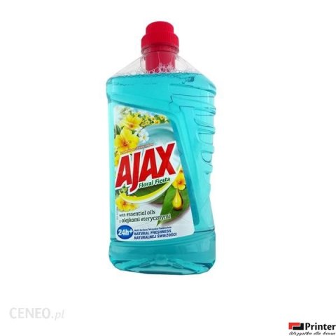 AJAX Płyn do mycia podłóg Floral Fiesta 1l Lagun Flowers niebieski 472908 AJAX Płyn do mycia podłóg Floral Fiesta 1l Lagun Flowers niebieski 472908