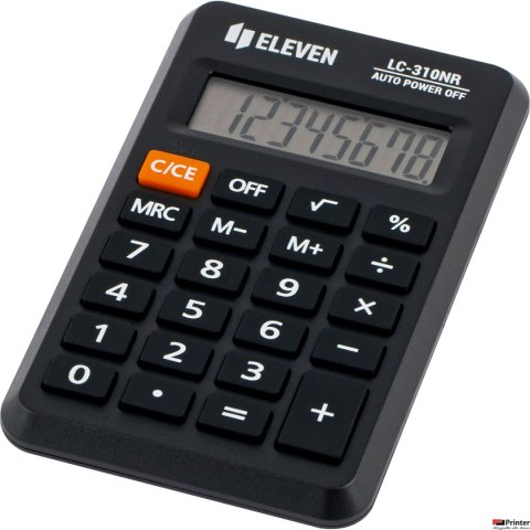 Eleven kalkulator kieszonkowy LC310NR LC310NRE Eleven kalkulator kieszonkowy LC310NR LC310NRE