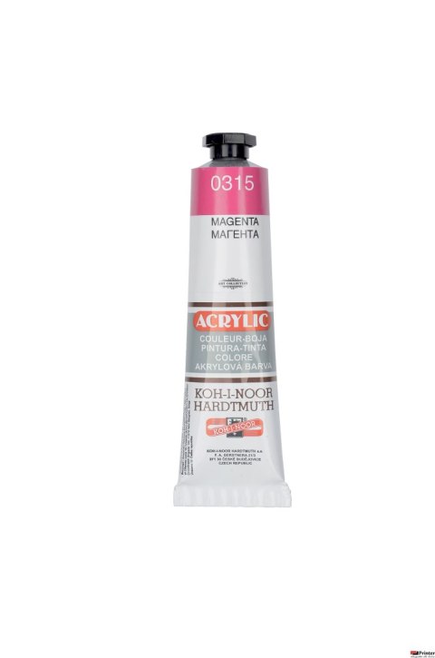 Farba akrylowa 162709 magenta 0315 40ml. KOH-I-NOOR Farba akrylowa 162709 magenta 0315 40ml. KOH-I-NOOR
