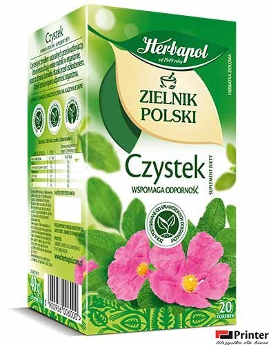 Herbata HERBAPOL ZIELNIK POLSKI Czystek (20 torebek)