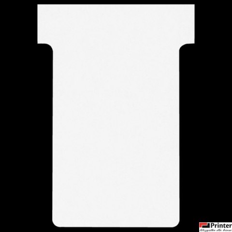 Karteczki T-Card Nobo, rozmiar 2, białe 100 szt. 2002002 Karteczki T-Card Nobo, rozmiar 2, białe 100 szt. 2002002