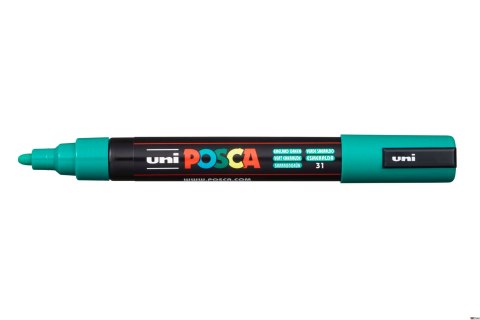 Marker z tuszem pigmentowym PC-5M szmaragdowy POSCA UNPC5M/DSZM Marker z tuszem pigmentowym PC-5M szmaragdowy POSCA UNPC5M/DSZM