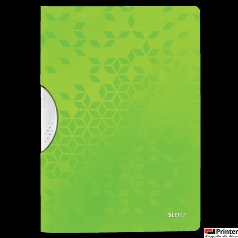 Skoroszyt z klipsem Leitz WOW, zielony 41850054 Skoroszyt z klipsem Leitz WOW, zielony 41850054