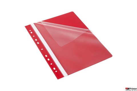 Skoroszyt z perforacją EVO, A4 czerwony BANTEX BUDGET 400076707 Skoroszyt z perforacją EVO, A4 czerwony BANTEX BUDGET 400076707
