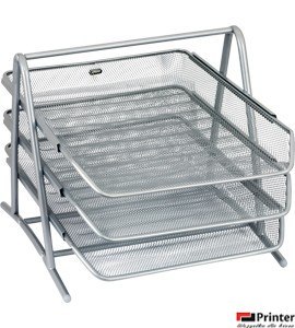 Stojak na dokumenty GR-069S srebrny metalowy siatka GRAND 120-1118 Stojak na dokumenty GR-069S srebrny metalowy siatka GRAND 120-1118