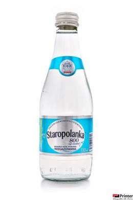 Woda STAROPOLANKA 330ml niegazowana szkło zgrzewka 12szt.