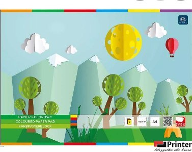 Zeszyt papierów kolorowych samoprzylepnych B5 16 kartek INTERDRUK (papier kolorowy) Zeszyt papierów kolorowych samoprzylepnych B5 16 kartek INTERDRUK (papier kolorowy)