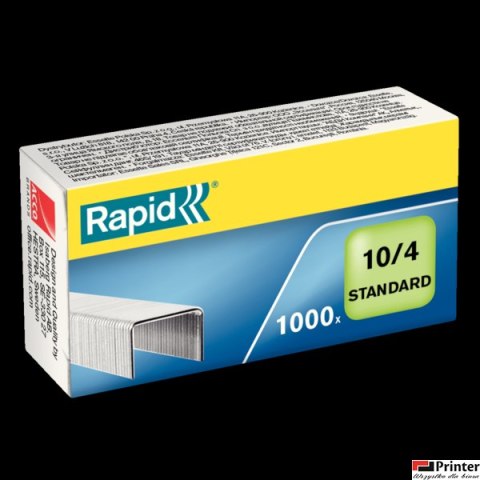 Zszywki Rapid Standard 10/4 1M, 1000 szt., 24862900