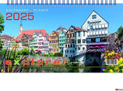Kalendarz biurowy EXPLORER 2025 (H1) TELEGRAPH Kalendarz biurowy EXPLORER 2025 (H1) TELEGRAPH