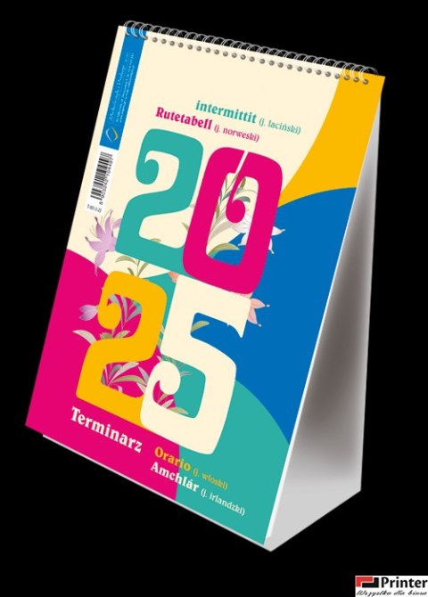 Kalendarz ze spiralką A5 - pionowy 2025 Michalczyk i Prokop T-101-3-23 Kalendarz ze spiralką A5 - pionowy 2025 Michalczyk i Prokop T-101-3-23