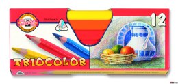 Kredki TRIOCOLOR 3152 12kol. * JUMBO KOH-I-NOOR (X)