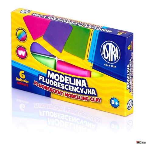 Modelina fluorescencyjna Astra 6 kolorów, 83911902