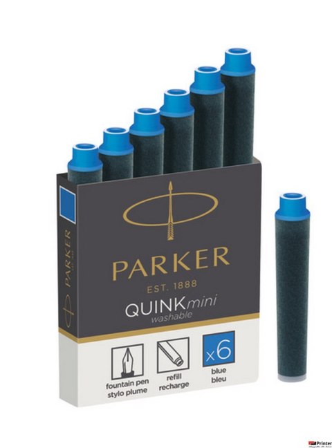 Naboje z Atramentem QUINK - MINI niebieski 1950409 PARKER Naboje z Atramentem QUINK - MINI niebieski 1950409 PARKER