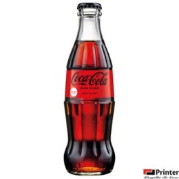 Napój COCA COLA ZERO 0.25L butelka szklana 24szt. + skrzynka