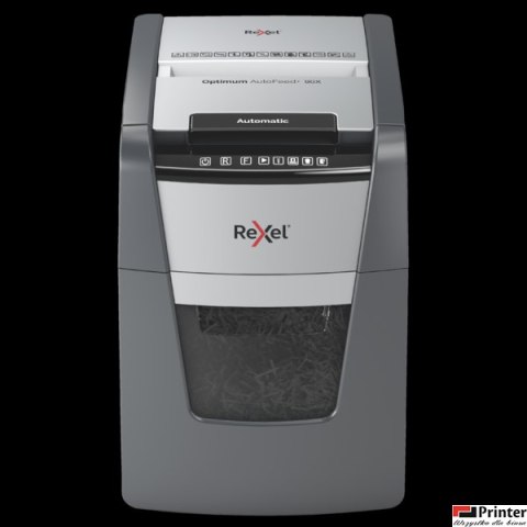 Niszczarka Rexel Optimum AutoFeed+ 90X, (P-4), 90 kartek, 34 l kosz, 2020090XEU Niszczarka Rexel Optimum AutoFeed+ 90X, (P-4), 90 kartek, 34 l kosz, 2020090XEU