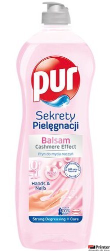 PUR Płyn do mycia naczyń 750 ml Sekrety Pielęgnacji dłonie i paznokcie 57448