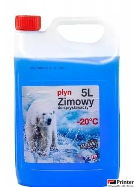 Płyn do spryskiwaczy 5L zimowy do -20C Płyn do spryskiwaczy 5L zimowy do -20C