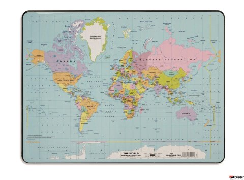 Podkładka na biurko MAPA ŚWIATA 53x40 721119 DURABLE Podkładka na biurko MAPA ŚWIATA 53x40 721119 DURABLE