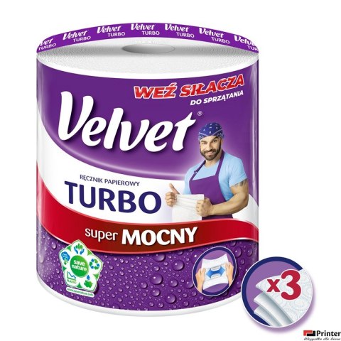 Ręcznik VELVET TURBO 3 warstwy 300 listków Ręcznik VELVET TURBO 3 warstwy 300 listków
