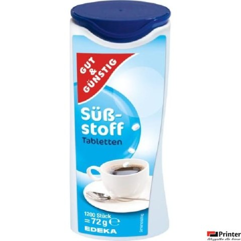 Słodzik G&G Sussstoff 1200szt dietetyczny 72gr Słodzik G&G Sussstoff 1200szt dietetyczny 72gr
