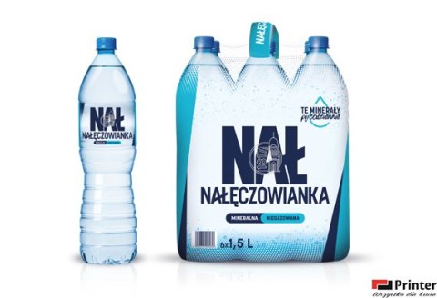 Woda NAŁĘCZOWIANKA niegazowana 1.5L butelka PET zgrzewka 6 szt. Woda NAŁĘCZOWIANKA niegazowana 1.5L butelka PET zgrzewka 6 szt.