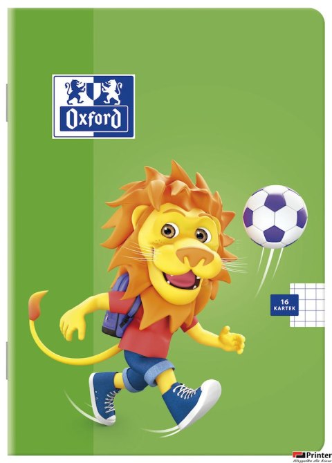 Zeszyt A5 32k, linia podwójna, OXFORD, LION 400106955 Zeszyt A5 32k, linia podwójna, OXFORD, LION 400106955